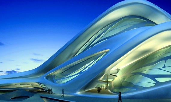 В этом космически элегантном сооружении будут находиться пять помещений театров разных жанровых направлений – мюзик-холл, оперный театр, концертный зал, драматическая сцена и многофункциональный театр. В этом космически элегантном сооружении будут находиться пять помещений театров разных жанровых направлений – мюзик-холл, оперный театр, концертный зал, драматическая сцена и многофункциональный театр.